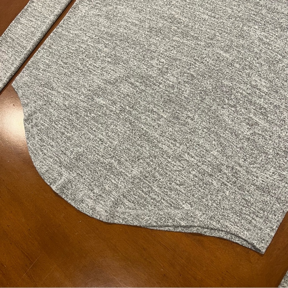 Rag & Bone Women’s Hudson Long-Sleeve Relaxed Fit Jersey Tee XS Heather Gray - Picture 9 of 16